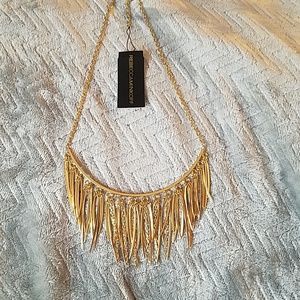 Rebecca Minkoff Fringe Bib Necklace